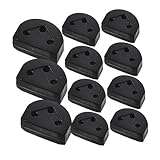 DECHOUS 12pcs String Guitar String Beads Guitar Wire Tidy Pegs Replacement Clip Electric Guitar Supplies Electric Guitar Part Useful Guitar Accessory Electric Guitar Retainer Black