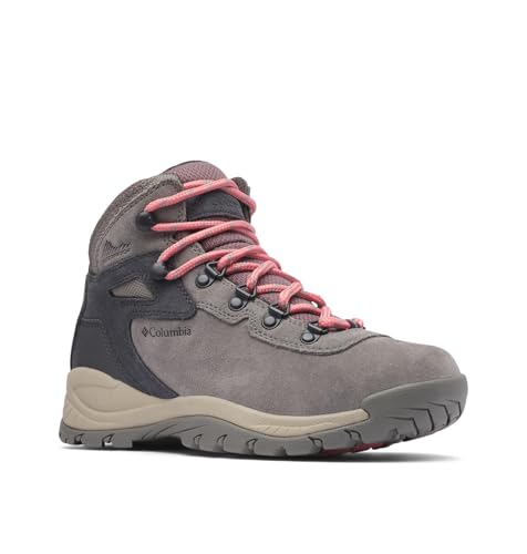 Columbia Women's Newton Ridge Plus Waterproof Amped, 2024 Stratus/Canyon Rose, 8